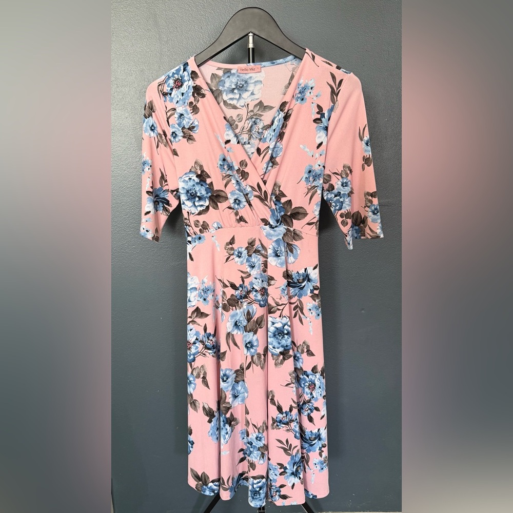 Hello Miz Maternity & Nursing Floral Wrap Maxi Dress